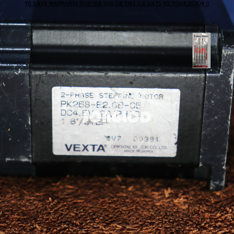 VEXTA PK268-E2.0B-C5 DC4.5V 2A HEDL-5540 (90days warranty via DHL or FedEx）