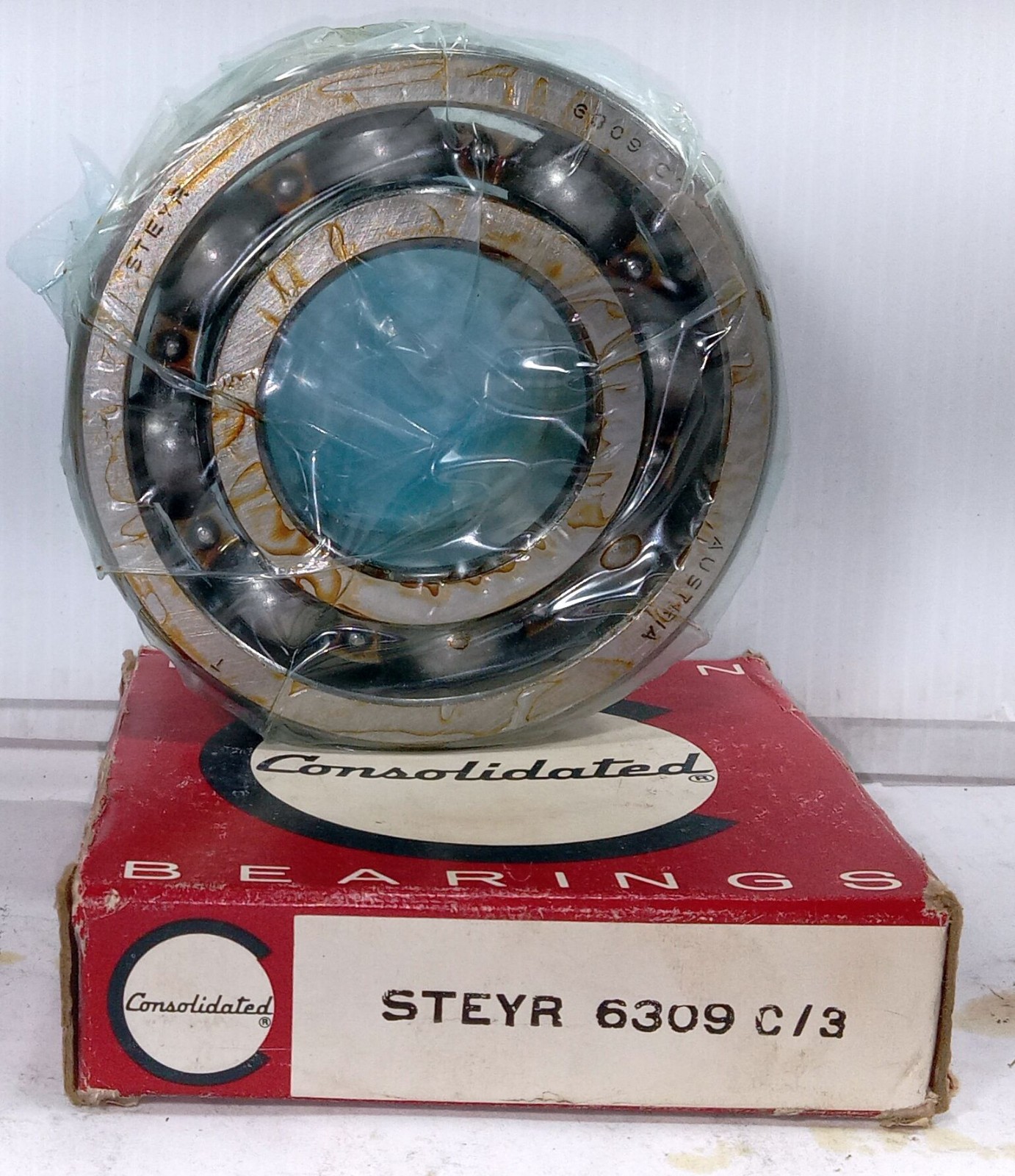 1 NEW STEYR 6309 C/3 45X100X25 RADIAL DEEP GROOVE BALL BEARING NIB *MAKE OFFER*