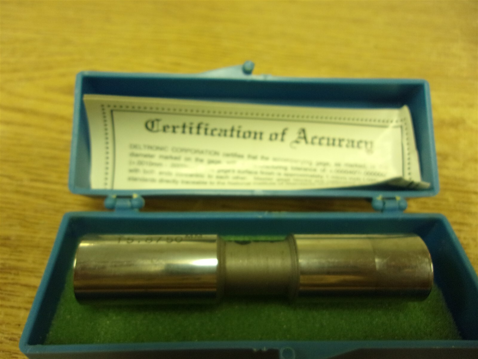 NEW Deltronic Pin Plug Gage Gauge .6250 15.8750 *FREE SHIPPING*