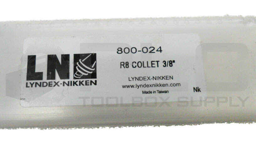 NEW LYNDEX-NIKKEN 800-024 R8 COLLET 3/8″