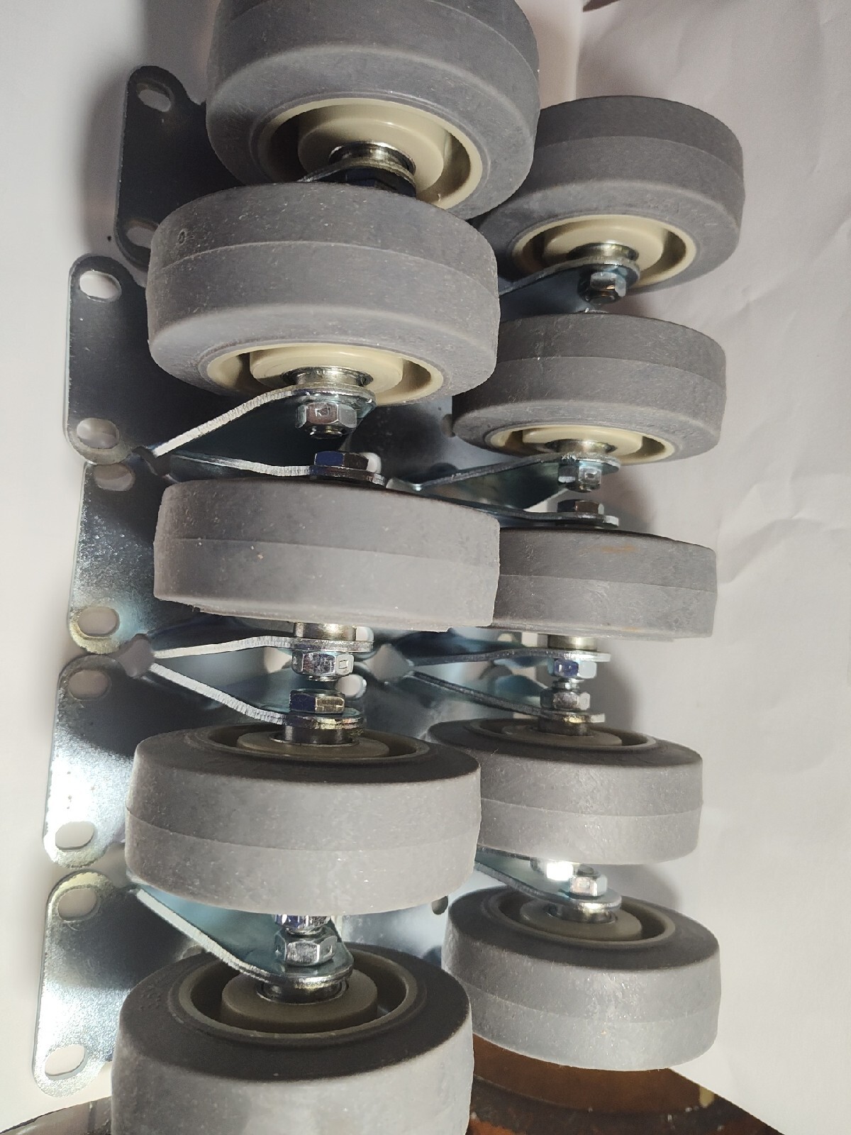 GRAINGER APPROVED P12S-PRP035B-12 NSF-Listed Plate Caster,,250 lb.