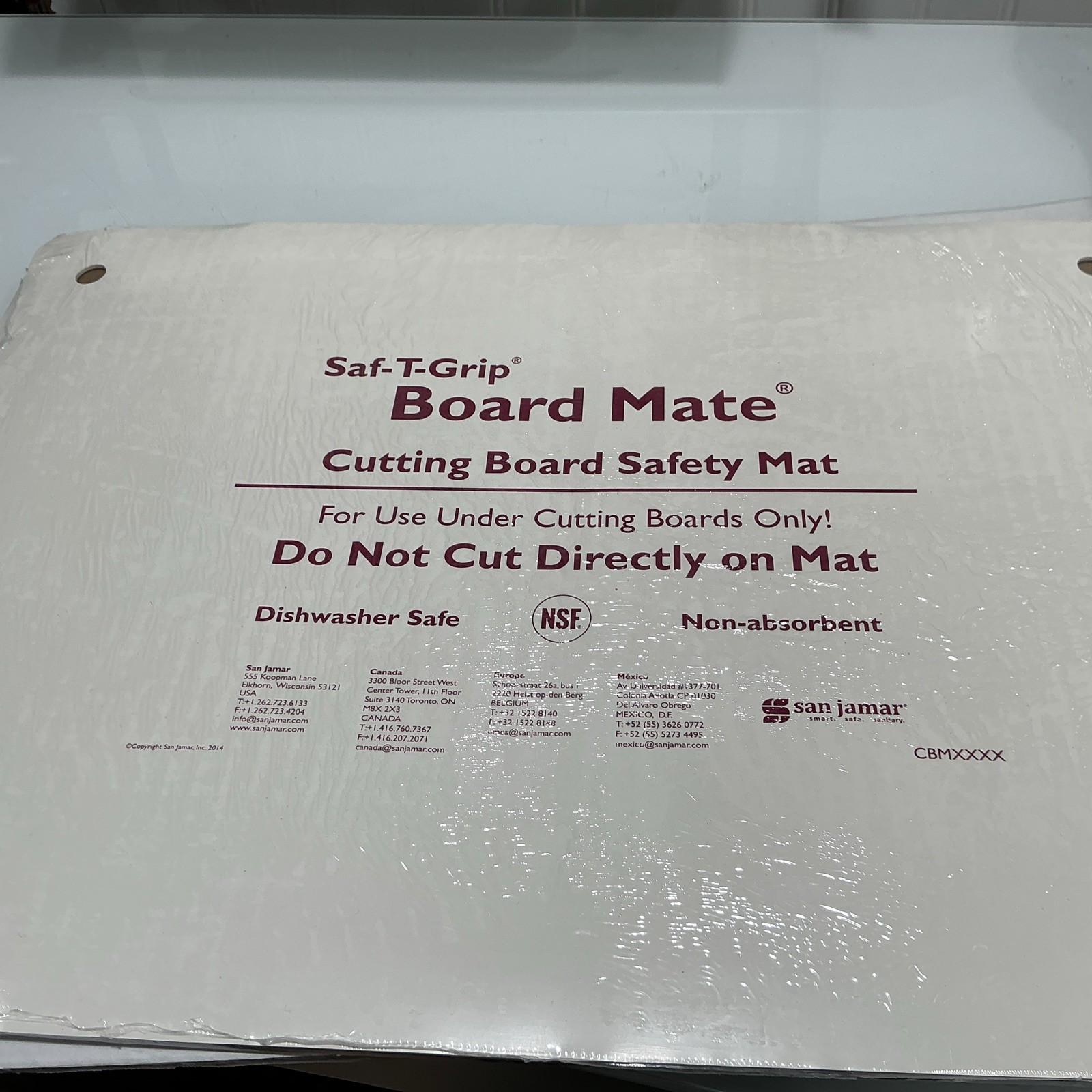 San Jamar Saf-T-Grip 13×18 Board-Mate for Cutting Boards (Qty 4)
