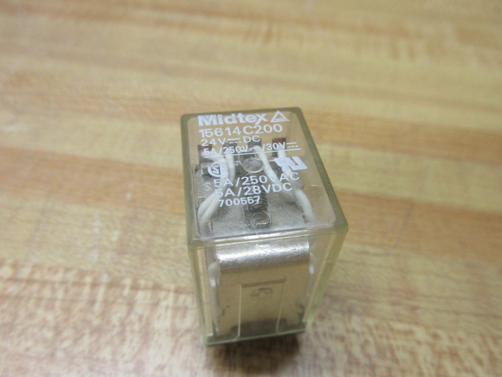 Midtex 156-14C200-24V DC Tyco Relay 15614C200-24VDC .