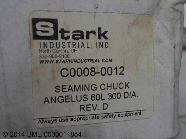 Stark Industrial C0008-0012 Seaming Chuck Angelus 60L 300 Dia. Rev. D