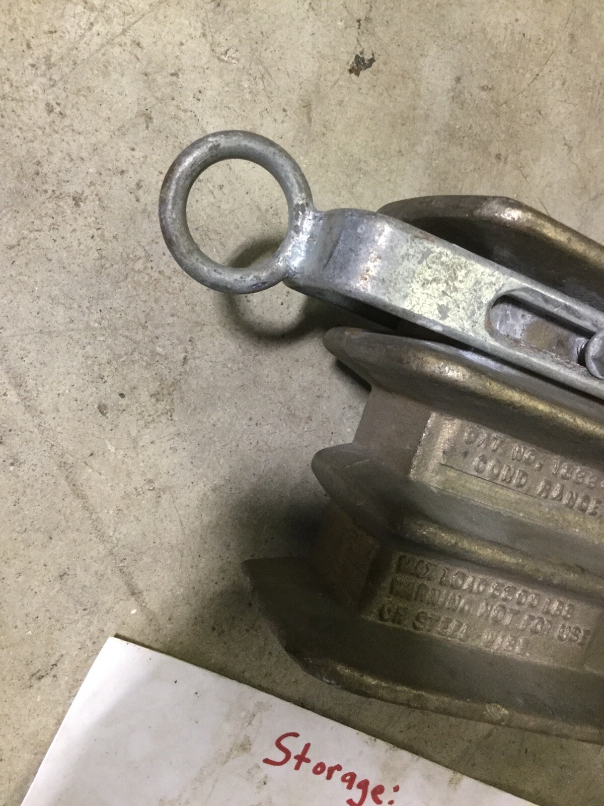 5500 # 1838-21 Conduit Brass Block? Not For Steel Wire