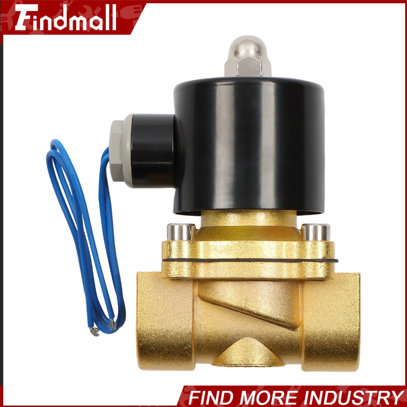 Findmall 3/4″ Solenoid Valve Air Water N/C Gas Oil Normally Closed 12V 220V