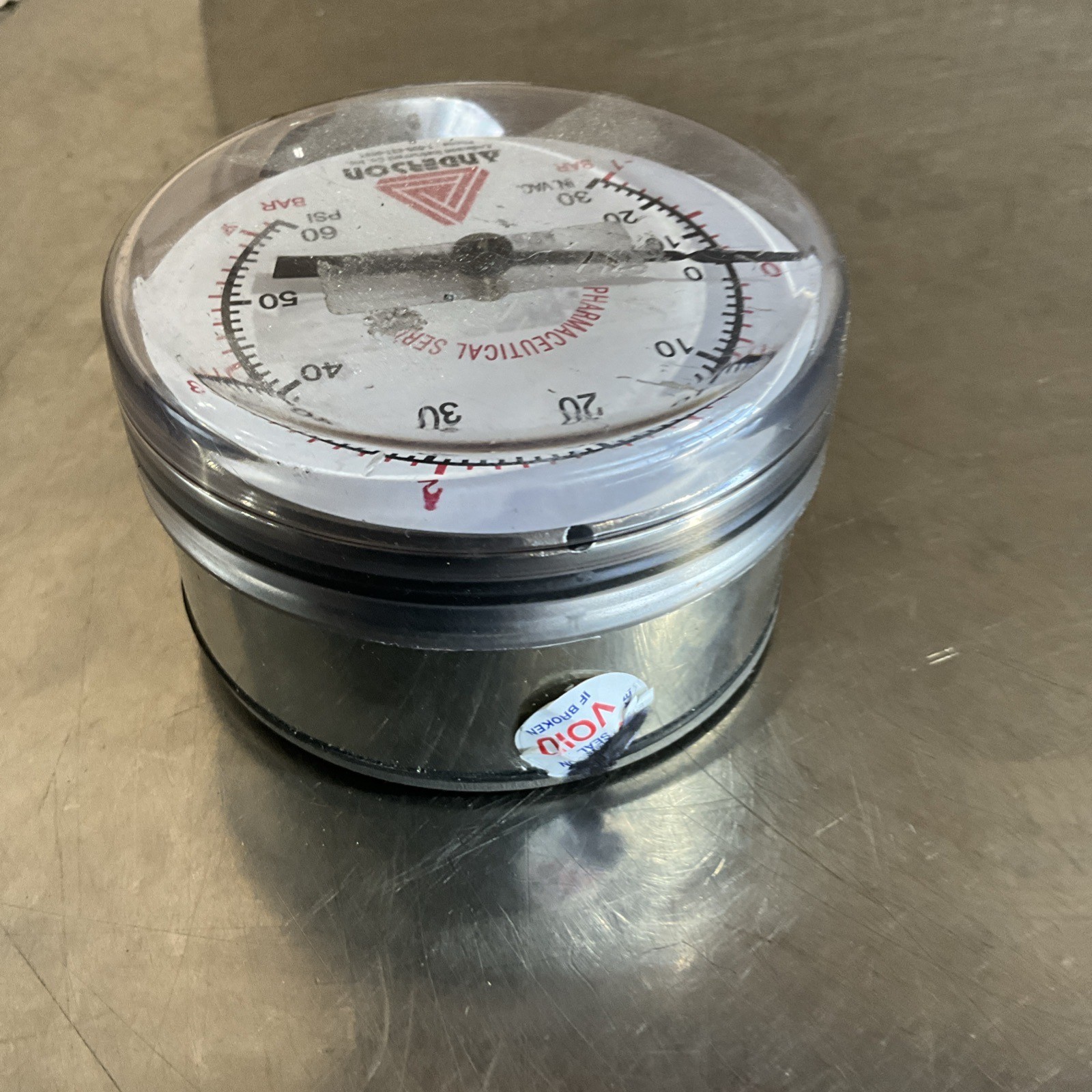 Anderson Pharmaceutical Series Pressure Gauge 0-60 PSI 0-4 BAR 0916056