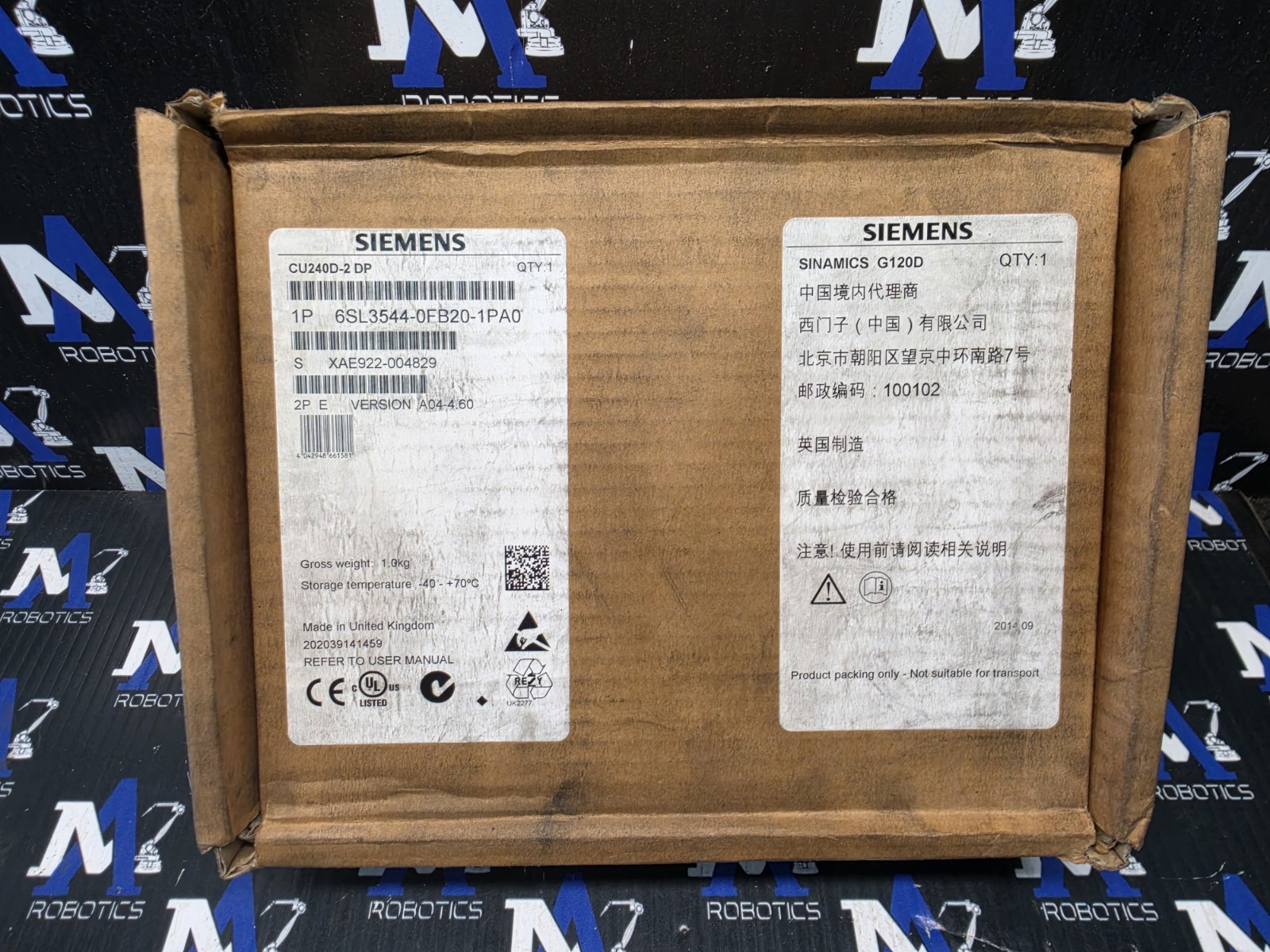 Siemens 6SL3544-0FB20-1PAO Control unit