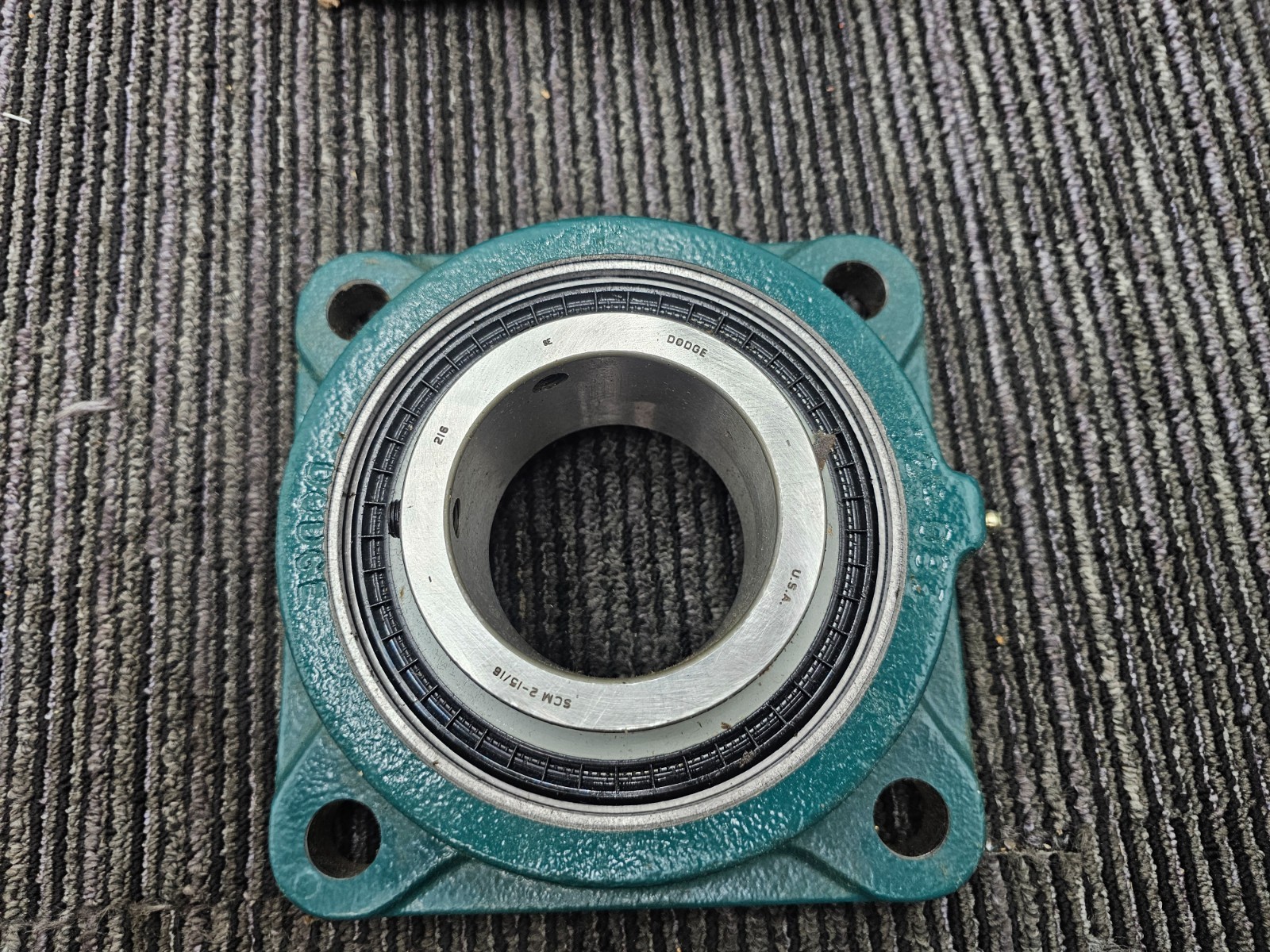 Dodge 126196 F4B-SCM-215 Flange-Mount Ball Bearing 2-15/16 in Bore 4-Bolt Flange