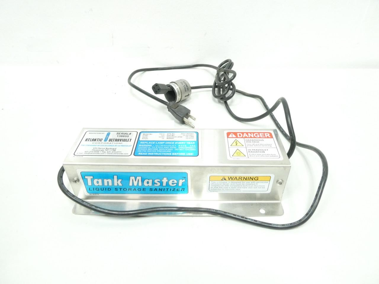 Atlantic Ultraviolet TM16 25-8516A1 Tank Master Liquid Storage Sanitizer
