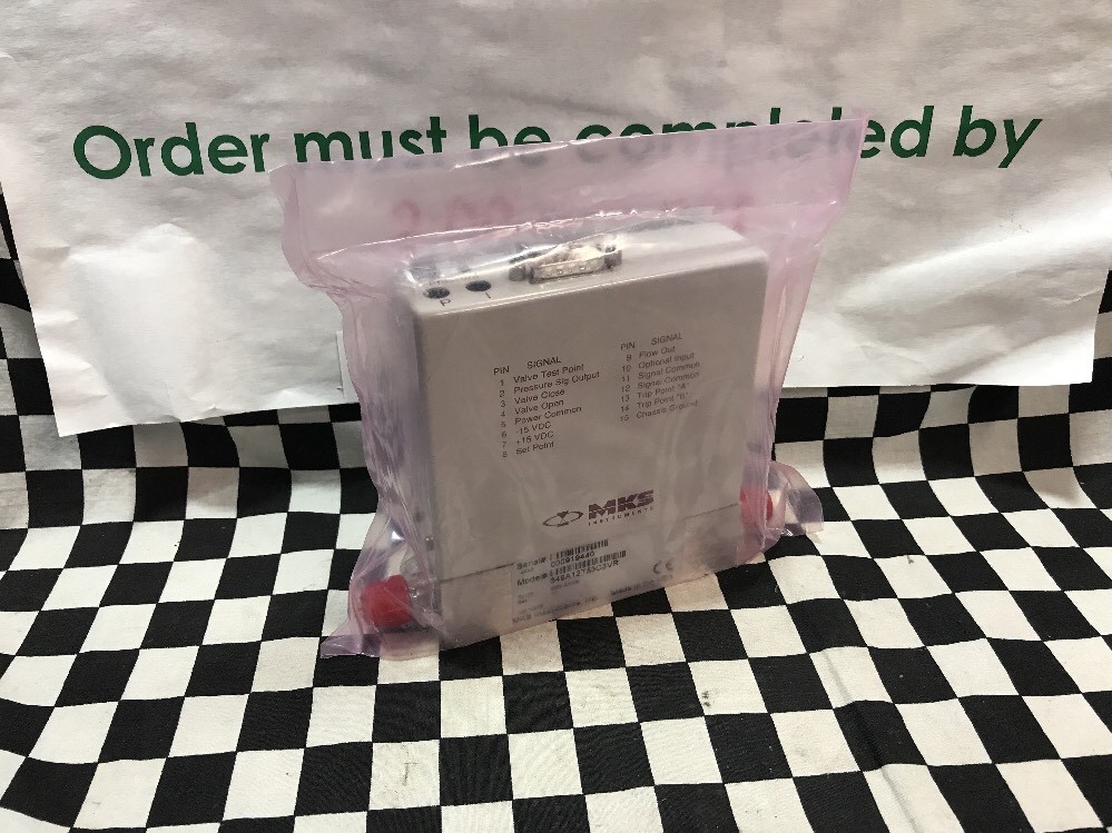 MKS Type 649 Mass Flow Controller 649A12T53C3VR, N2, 5000 SCCM, 100 TORR #1374B4