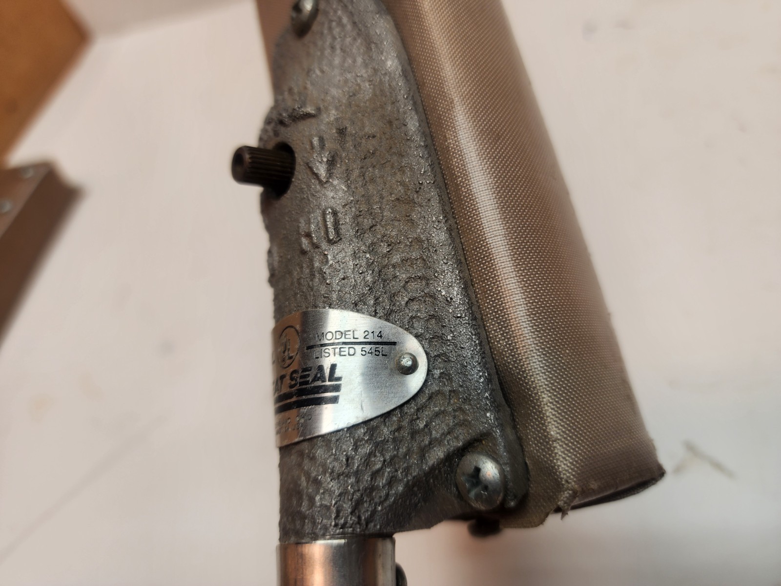 Heat Seal Large Hand Iron 2″ x 14″ Model 214 Variable Heat 650w Free Shipping