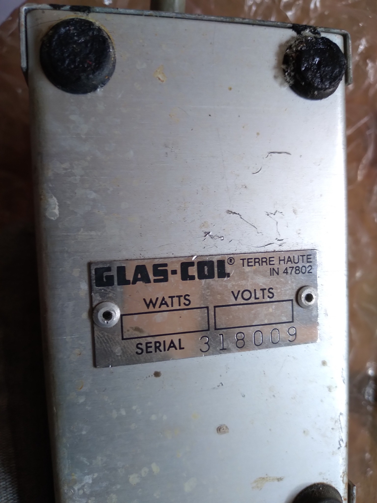 GLAS-COL 318009 PL-312 MINITROL 1500 WATTS 115 VOLTS 13 AMP MAX.