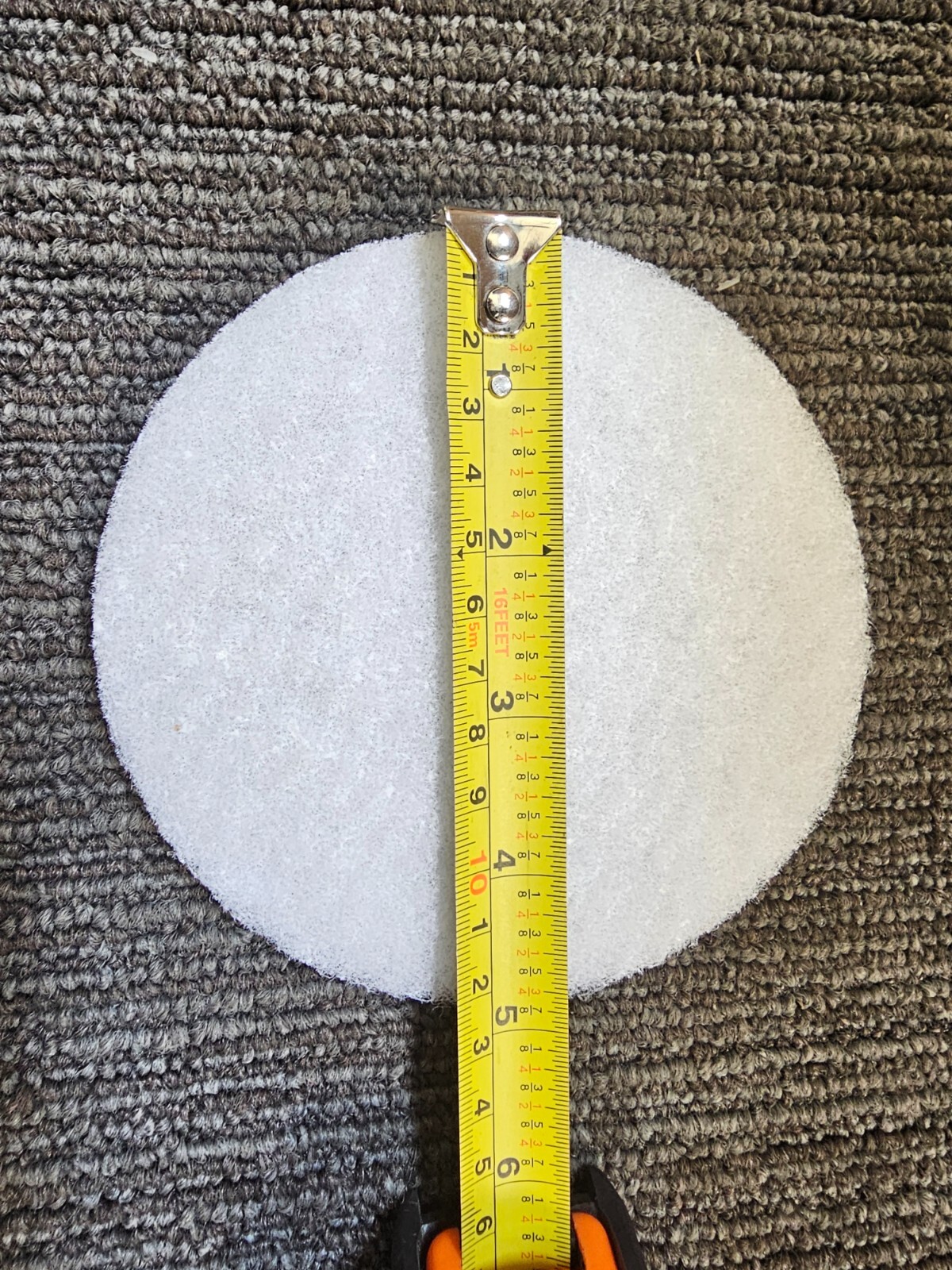 (QTY 50)SurfPrep SPWD5 5″ Non Woven White Abrasive Disc Silicon Carbide 600 Grit