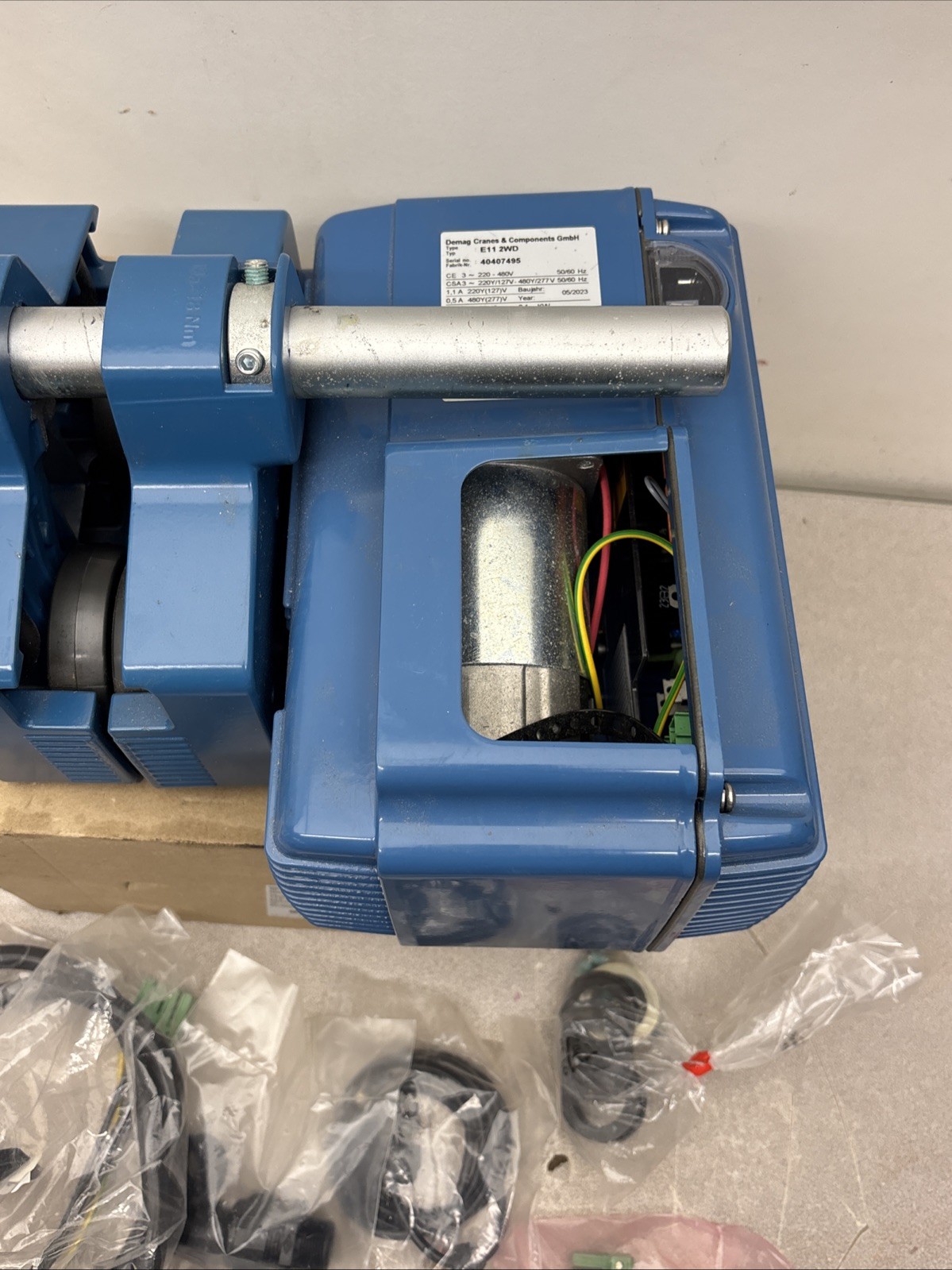 NEW Demag 71690045 / E11 2WD Electric Travel Drive; 208-480V, 50/60Hz, 3PH