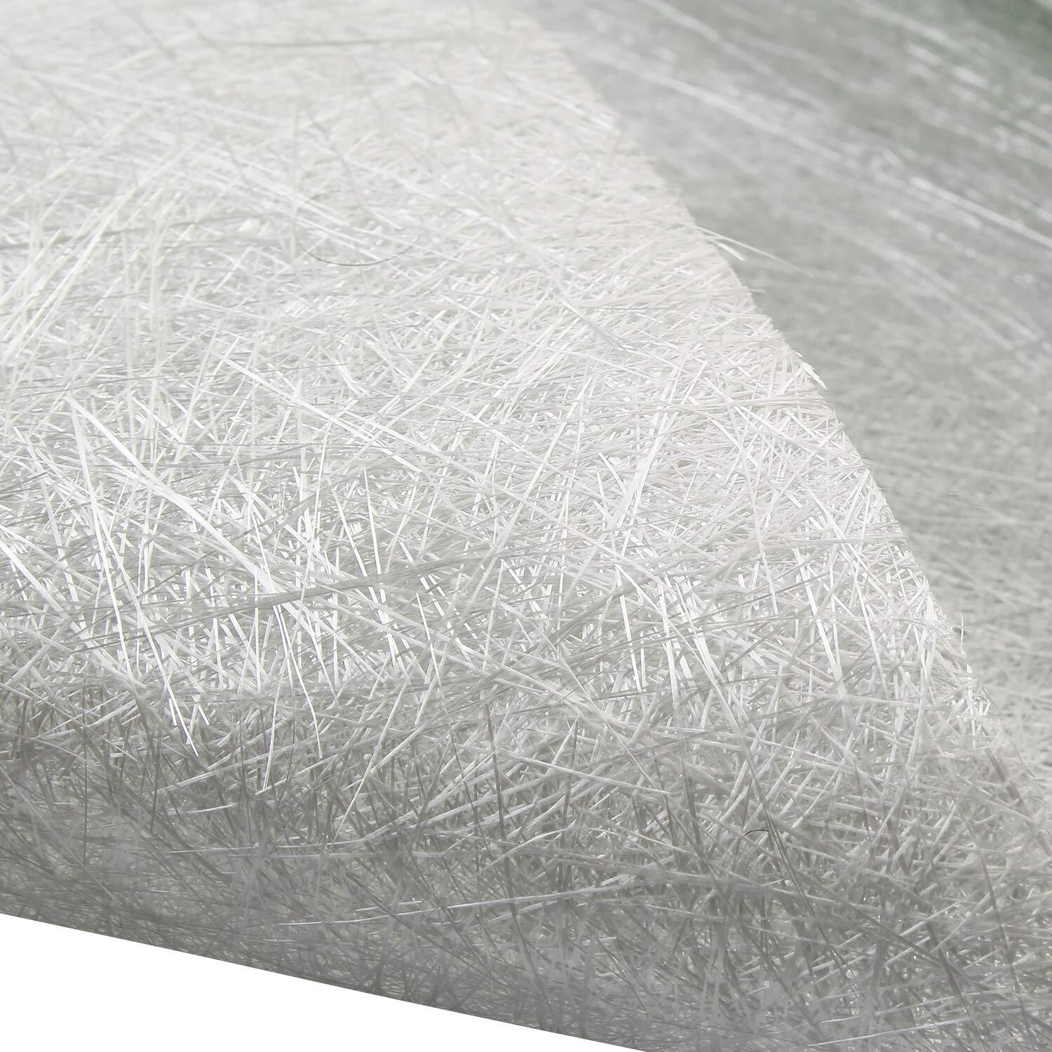 154FT 300gsm Fiberglass Chopped Strand Mat 1.5 oz for Roofing Boat Marine Repair