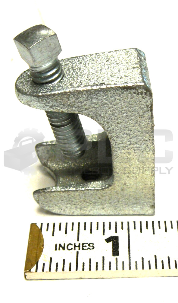 NEW LOT OF 14 THOMAS & BETTS 500SC BEAM CLAMP THREADED MALLEABLE IRON 1/4IN