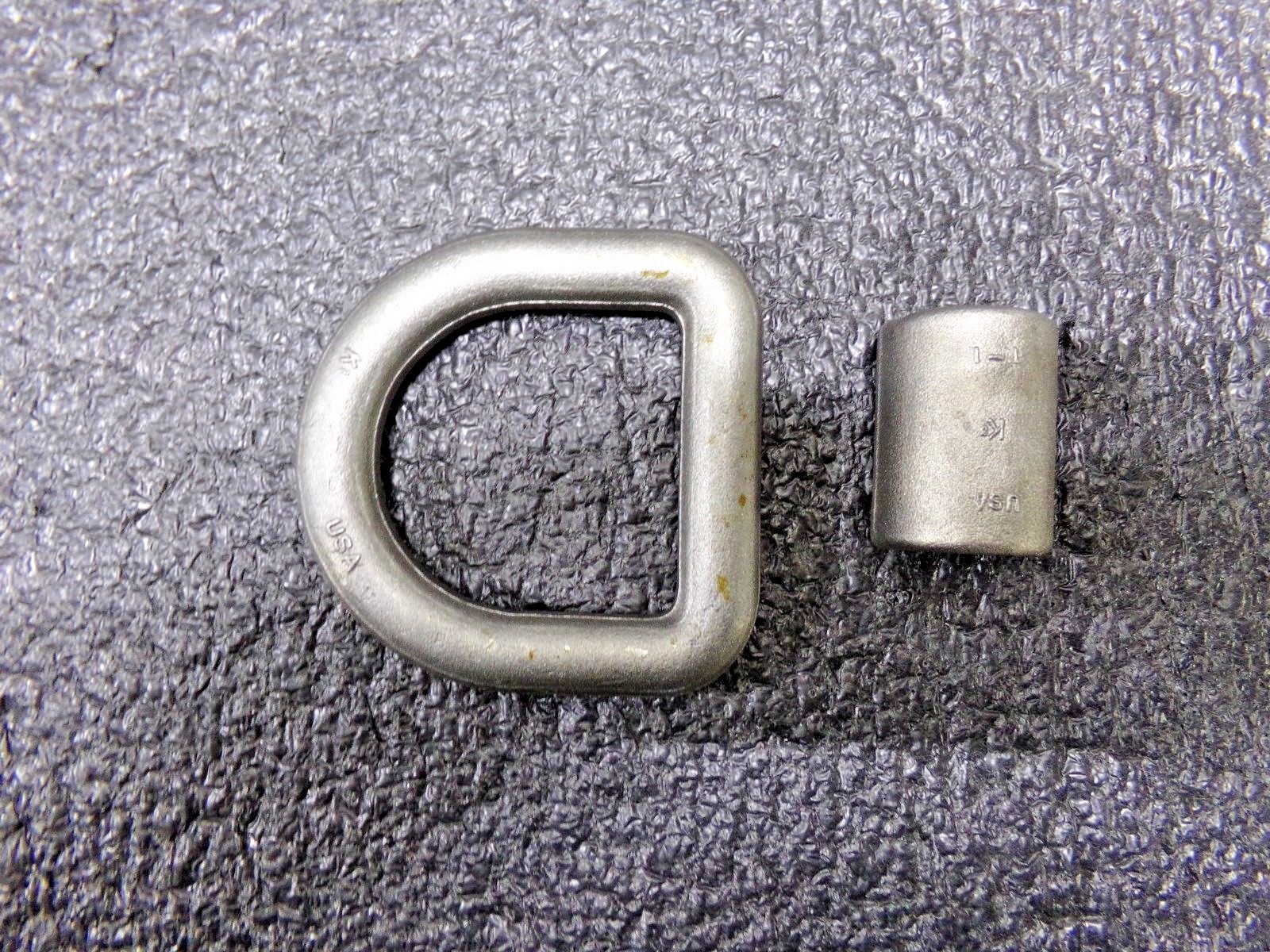 797/797/A 3/4X4.5X4.5 D-RING W/CLIP QIA (RC)