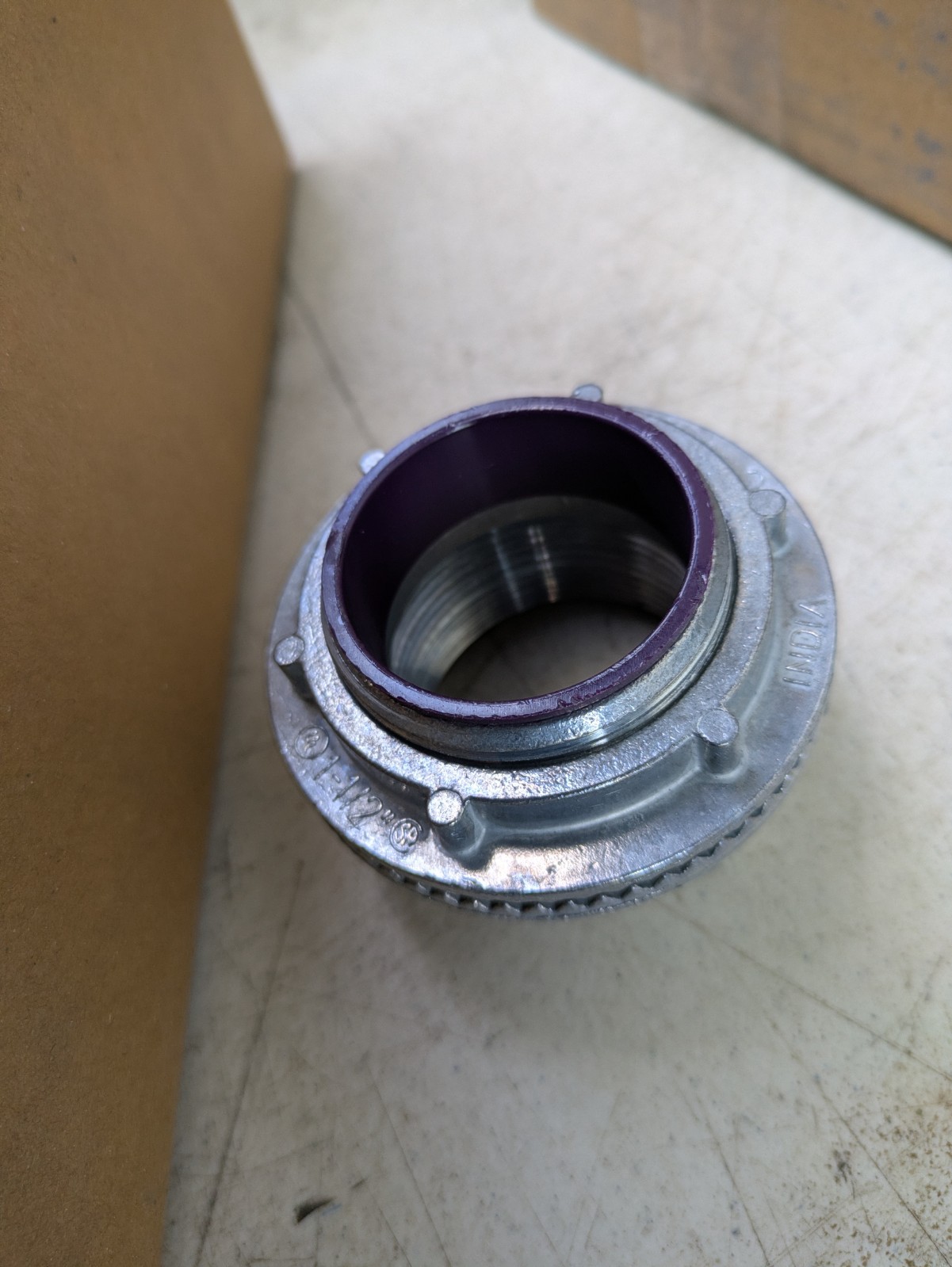 Box of 10 Appleton HUB150DN 1-1/2 Zinc Die-Cast Water Tight Hub