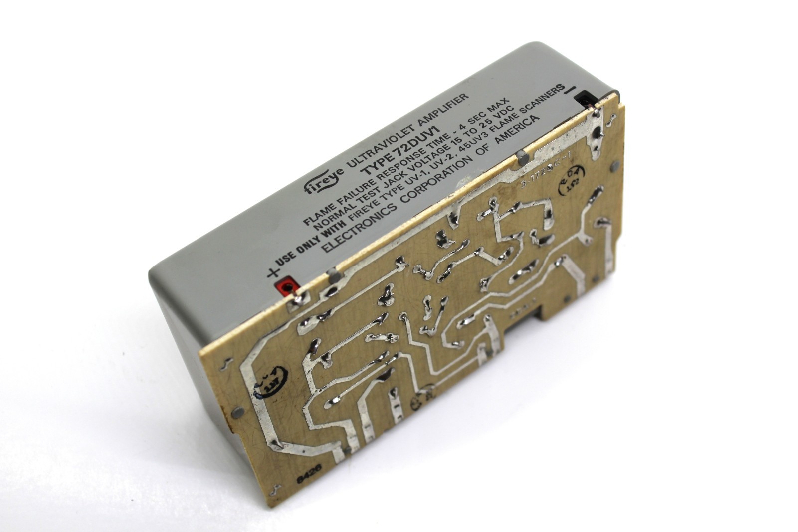 FIREYE TYPE 72DUV1 ULTRAVIOLET AMPLIFIER NEW SURPLUS OLD STOCK 72DUV1