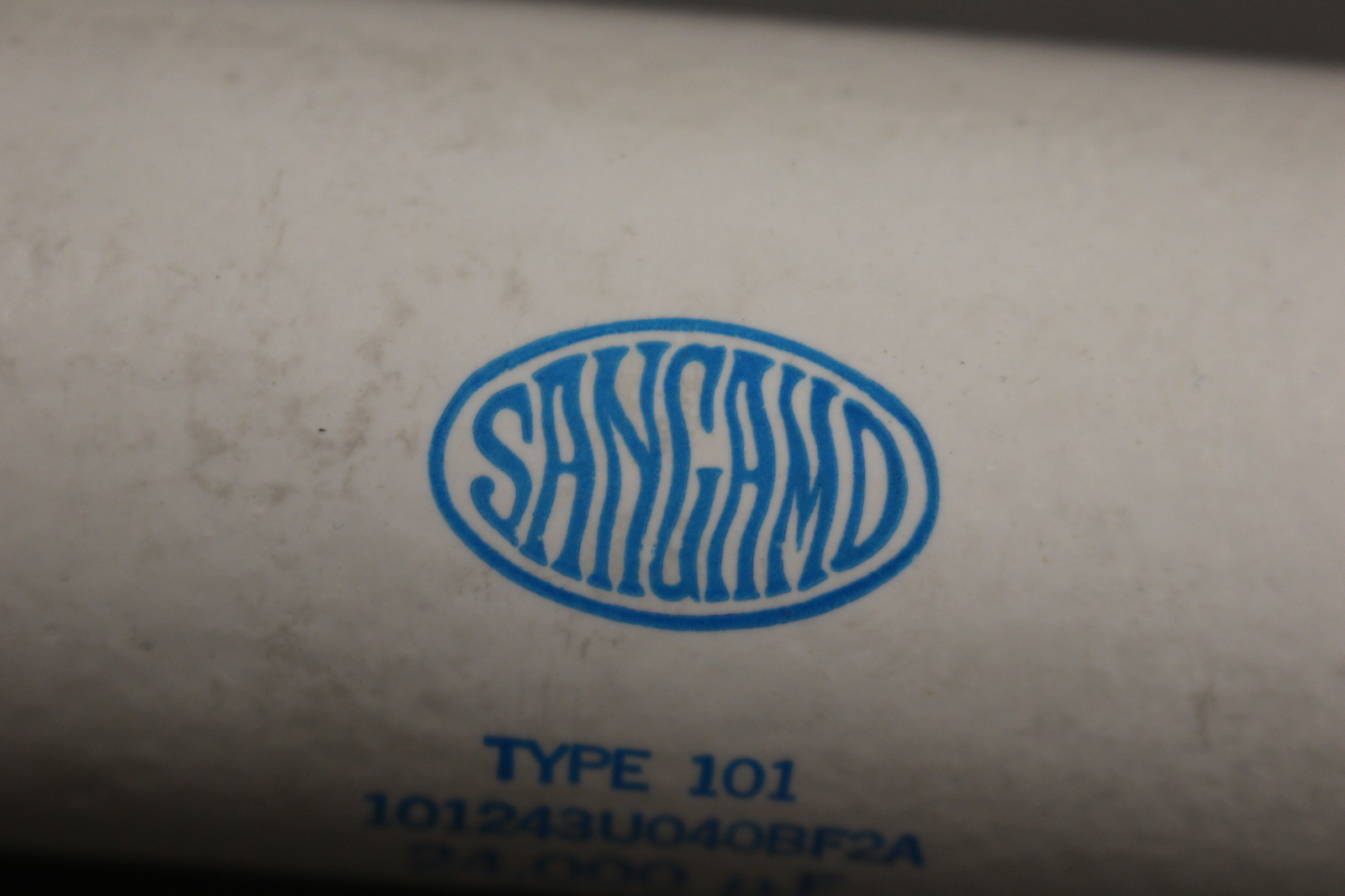 Electrolytic Fixed Capacitor, 101243U040BF2A, 77C717442P011, White, New