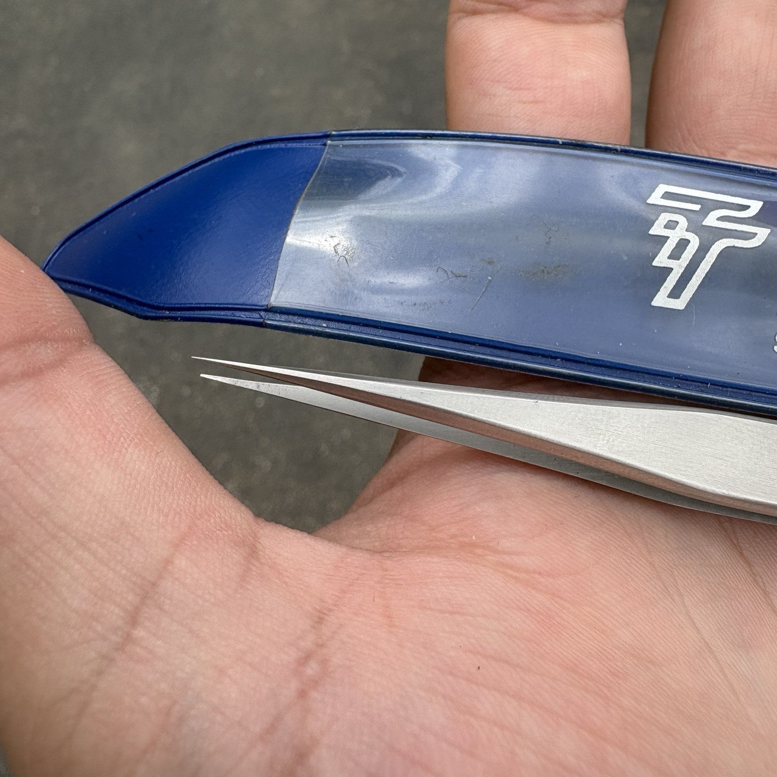 Techni-Tool Stainless Steel Tweezers Antiacid Antimagnetic 758TW454 Very Clean