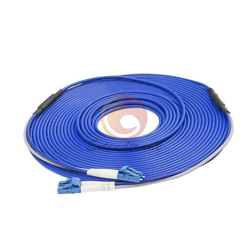 40M LC-LC UPC SM 9/125 Duplex Fiber Cable Armored Cable Fiber Optic Patch Cord