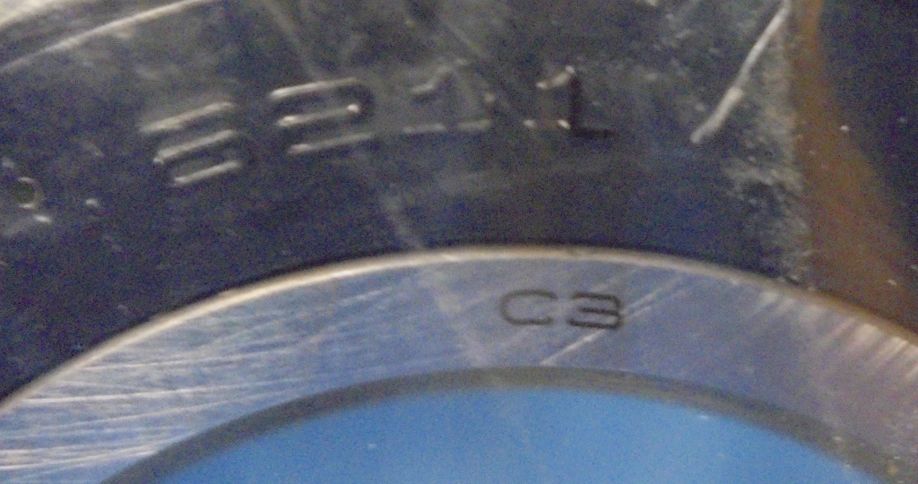 NSK DEEP GROOVE BALL BEARING, 6211VVC3, 55 X 100 X 21 MM, 6211 VV C3