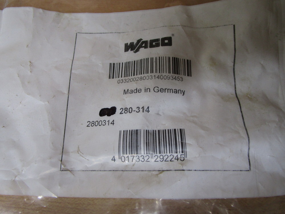 Wago 280-314 End And Intermediate Plate 280 (Pack of 24)