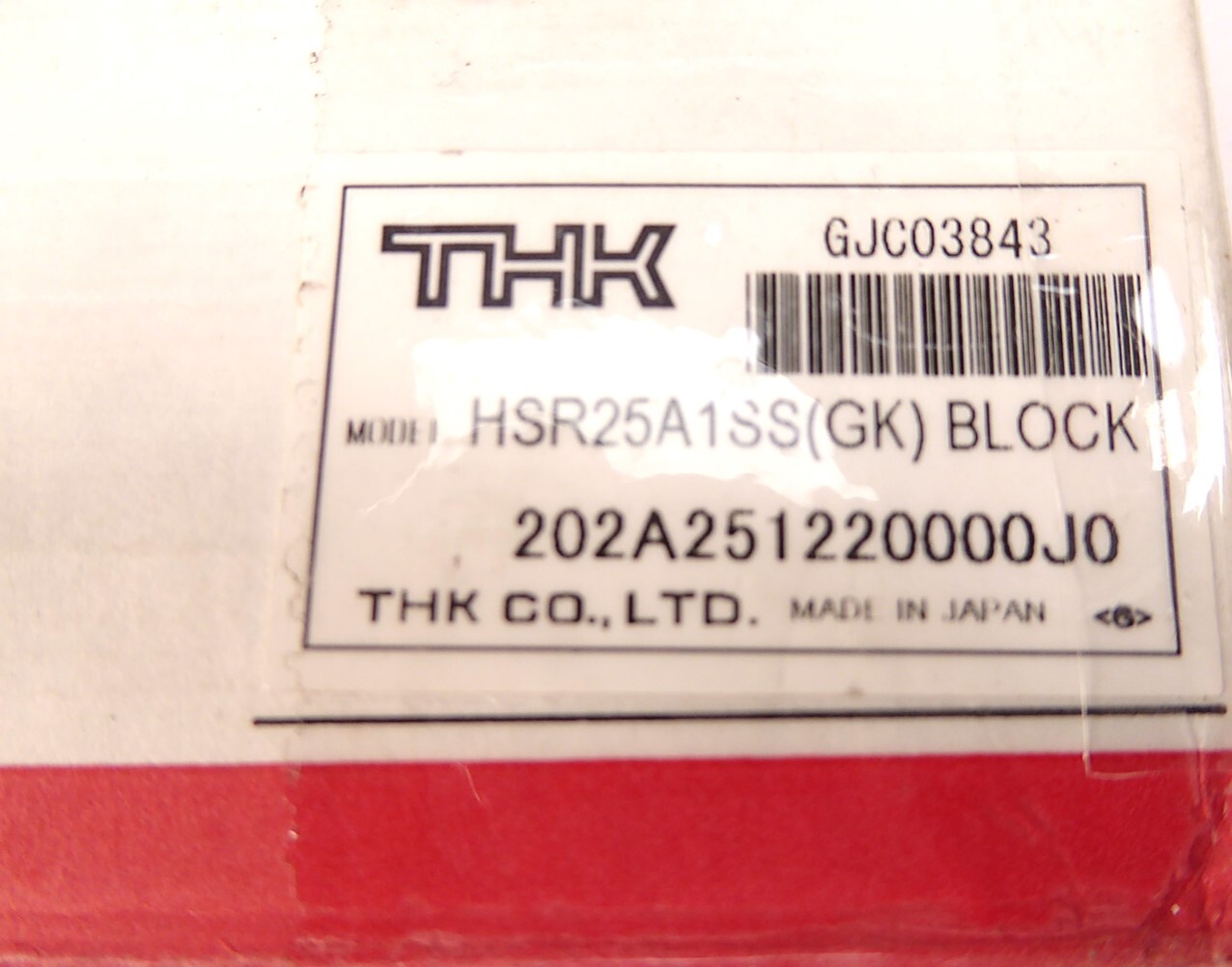 THK HSR25A1SS(GK) Linear Block HSR25A1SS NEW IN BOX