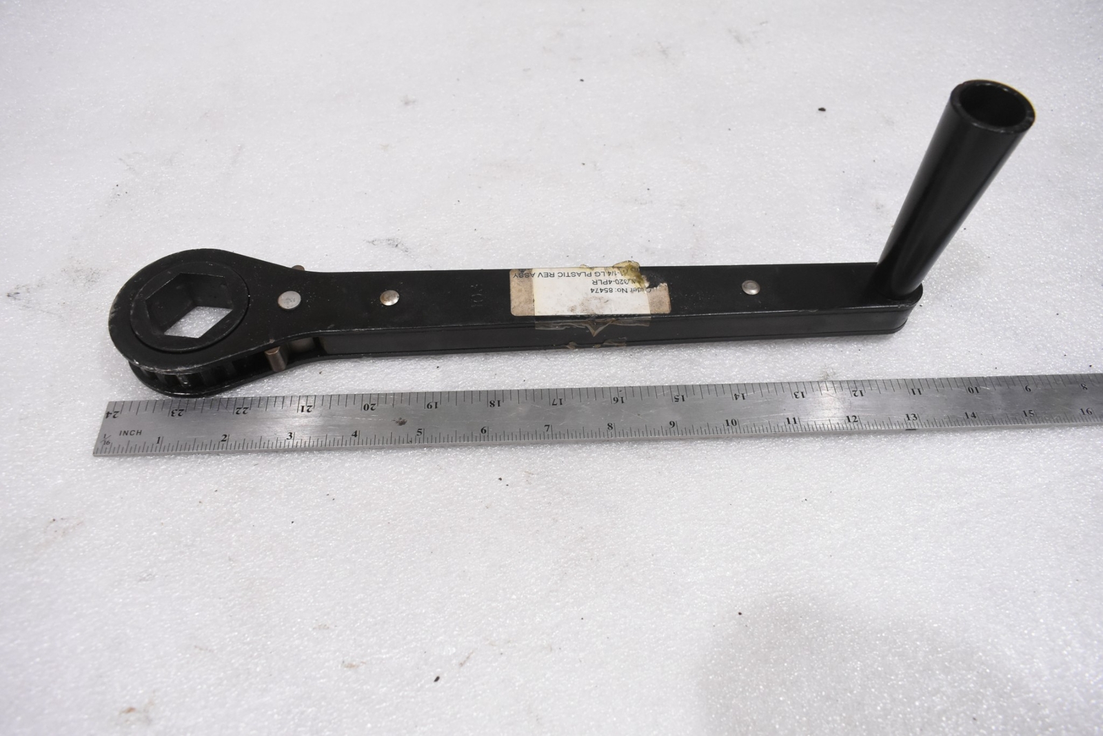 LOWELL CORPORATION 8L320-4PLR RATCHETING CRANK HANDLE MODEL 103, 1-1/4″ HEX