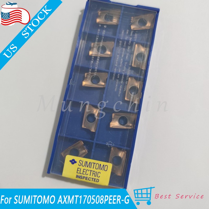 NEW 10Pcs/Box For SUMITOMO AXMT170508PEER-G ACP300 Carbide Inserts US STOCK