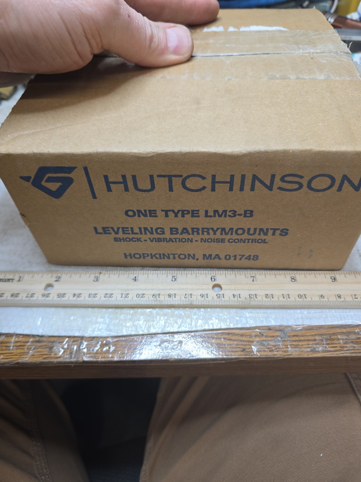 NEW BARRY CONTROLS LM3-B LEVELING MOUNT WITH BOLT – BARRYMOUNT NEW IN BOX