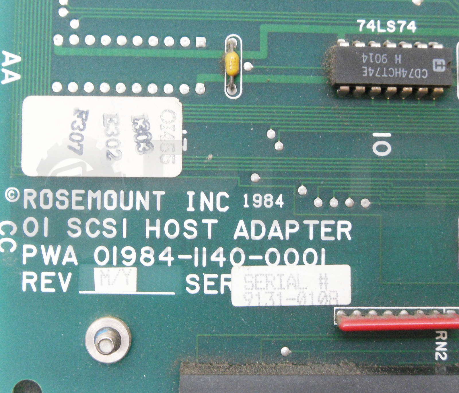 ROSEMOUNT 01984-1140-0001 SCSI HOIST ADAPTER BOARD