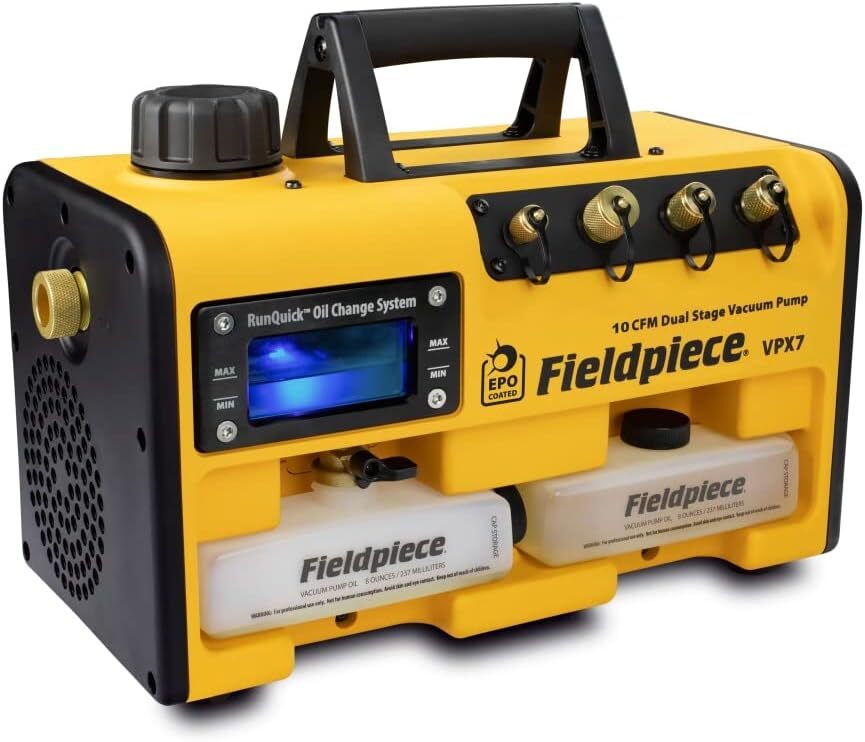 Fieldpiece VPX7 – Dual Stage, 10 CFM Vacuum Pump