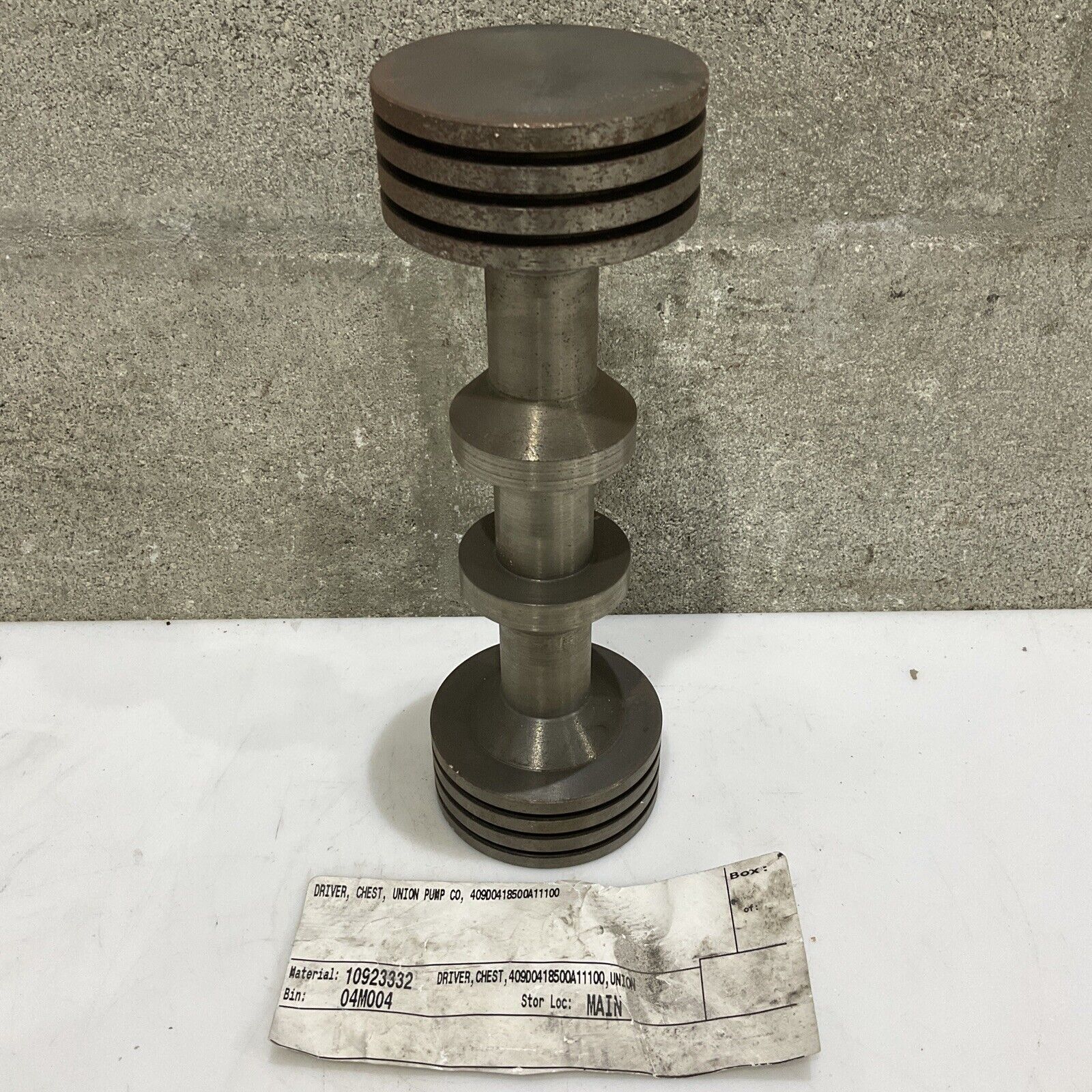 UNION PUMP 409D0418500A11100 DRIVER CHEST 678