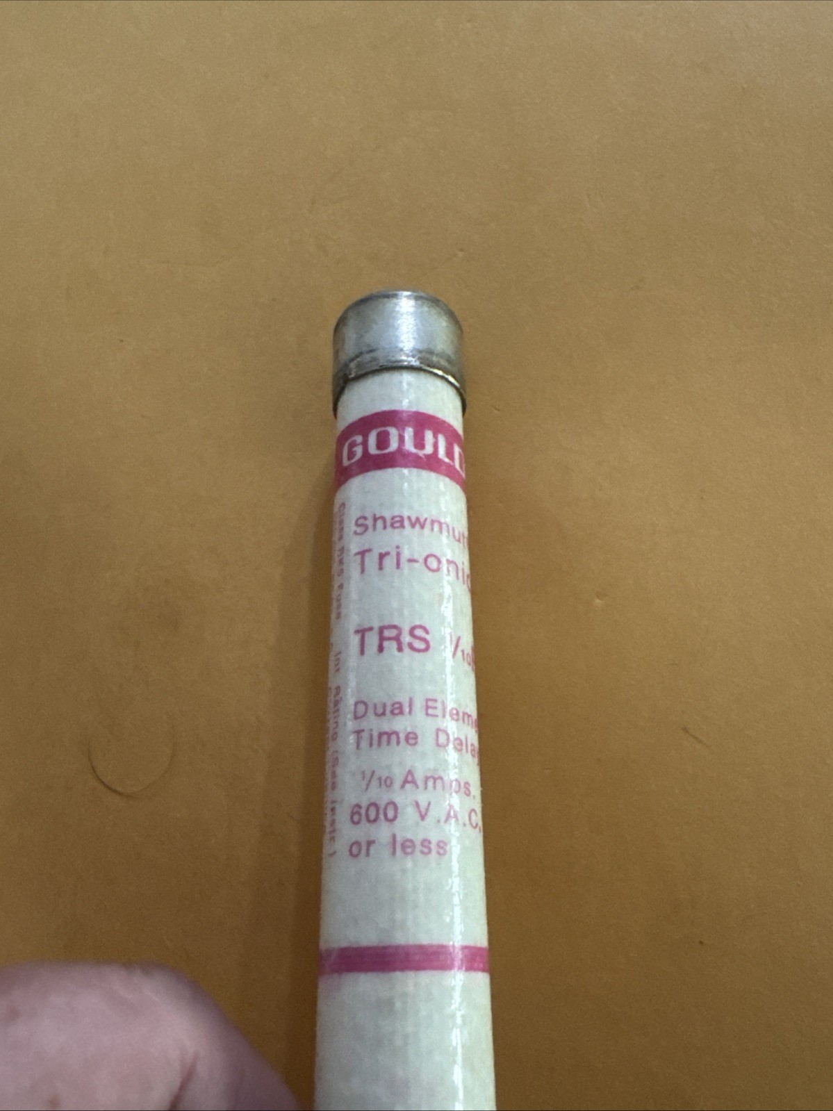 GOULD SHAWMUT TRS1/10R CLASS RK5 FUSE 1/10th AMPS 600 VOLTS 0.1 Amp 5 Pack