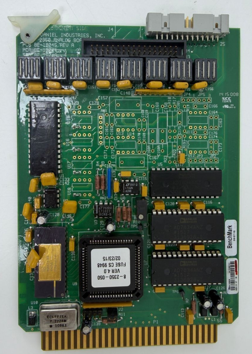 EMERSON 2-3-2350-041 PCA Analog I/O (8 in 4 out) PCB FOR 700XA GAS CHROMATOGRAPH