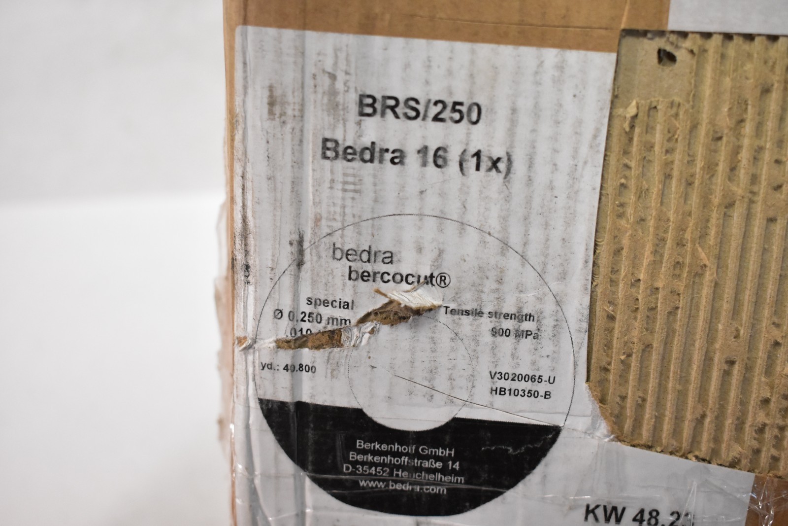 Bedra Berocut Pro 900 Brass Spool .010″ Dia Special 35 lb Half Hard EDM Wire
