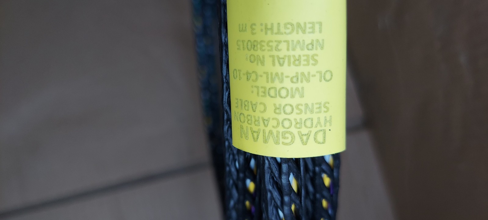New Dagman OL-NP-ML-C4-10 Hydrocarbon Sensor Cable 3m