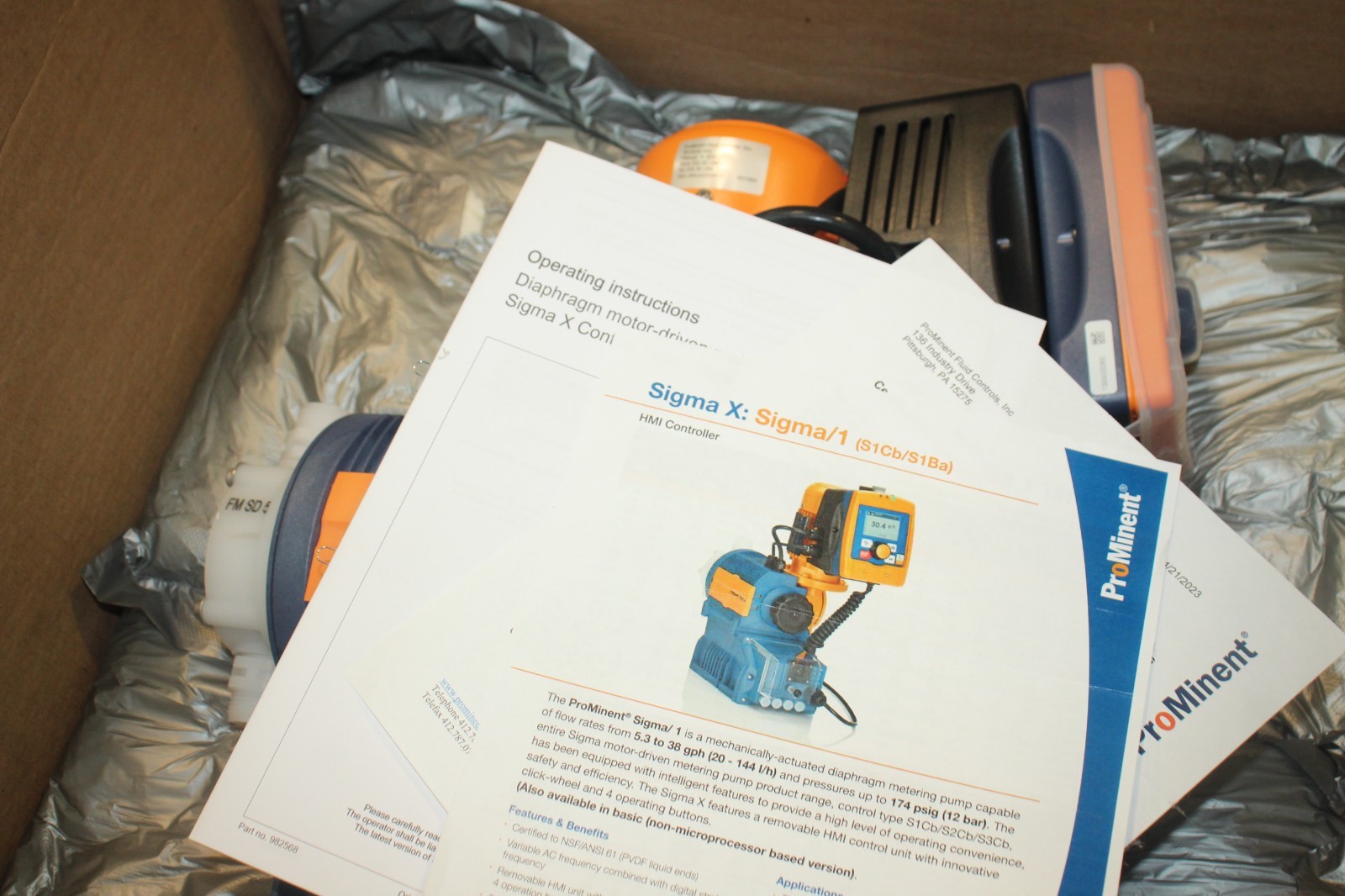 NEW ProMinent Sigma Motor Driven Metering Pump S1CBH12017PVTS070UD01001EN