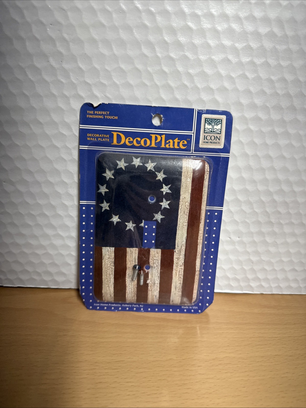 Icon Home Products Deco Plate Decorative Wall Plate American Flag