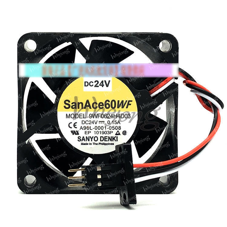 1PC For Sanyo 9WF0624H4D03 Fan DC24V 0.15A 3pin for FANUC A90L-0001-0508