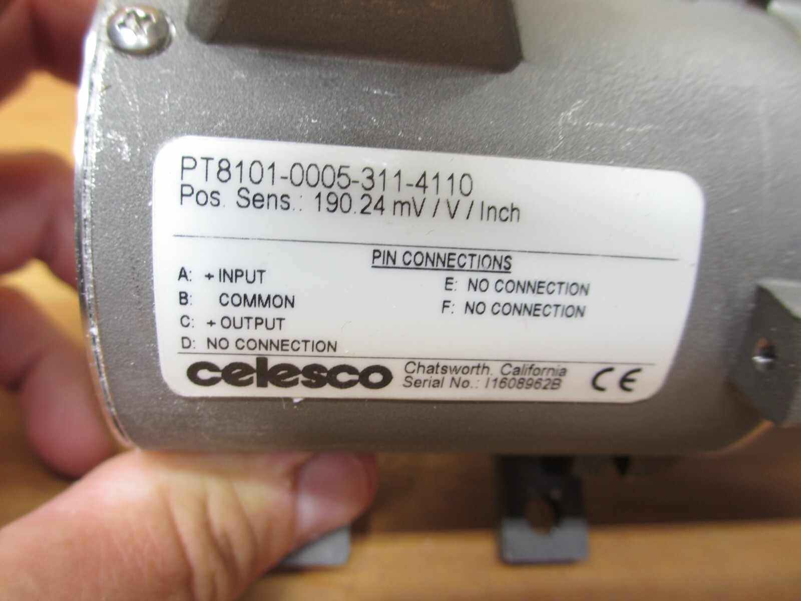 Celesco PT8101-0005-311-4110 *NEW* Position Transducer Bar Sensor