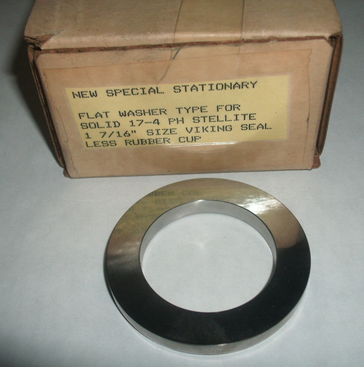 VIKING PUMP 1-7/16″ MECHANICAL SEAL STATIONARY 17-4PH SEAT LESS RUBBER CUP