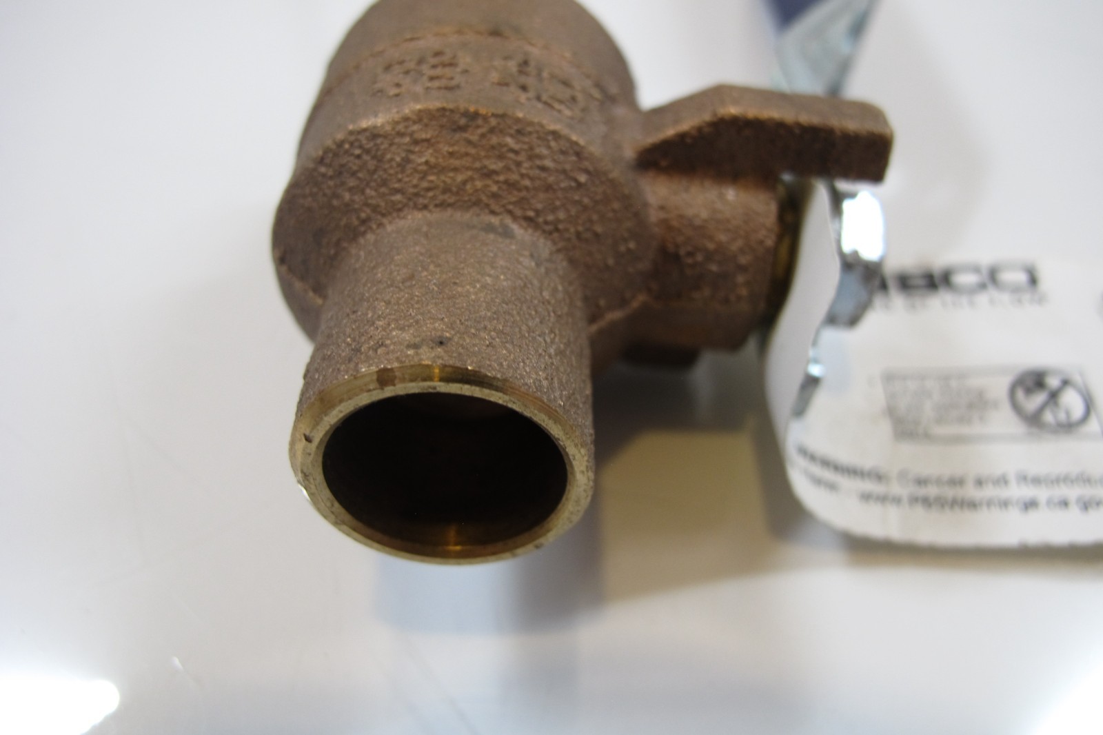 Nibco S-585-70 1/2″ 600# Brass Full Port sweat ball valve