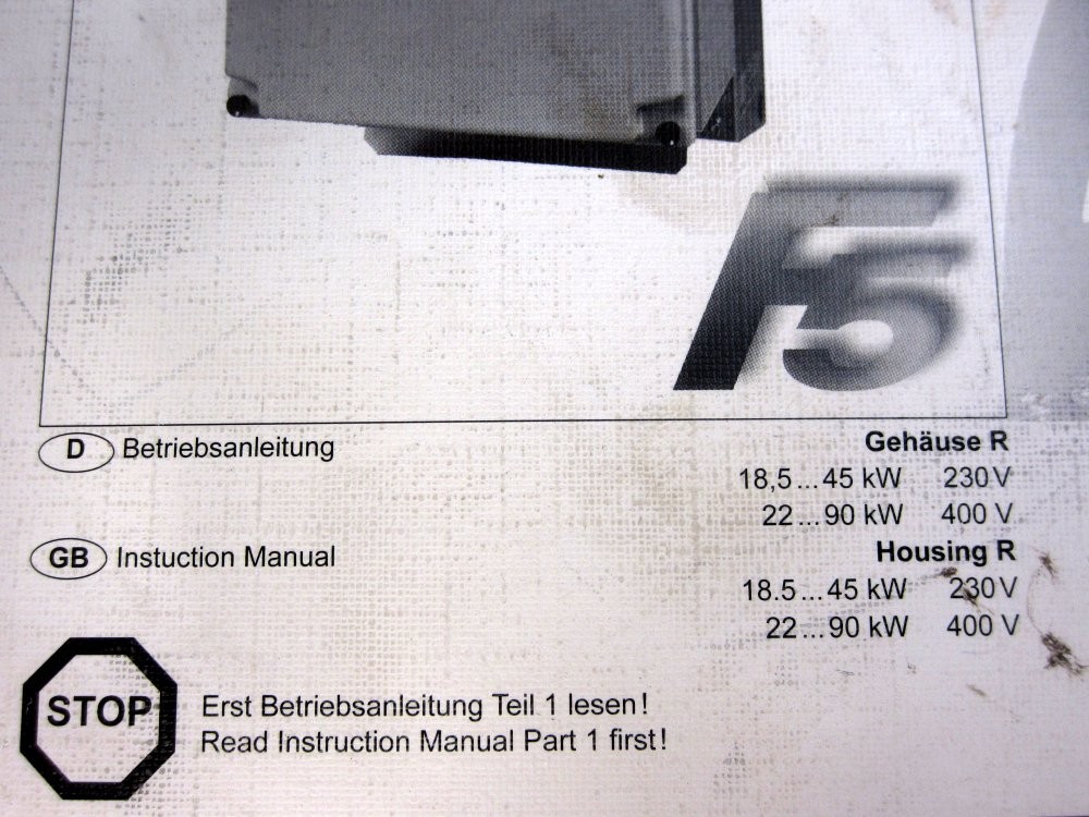 KEB 00F501B-KR00 Instruction Manual