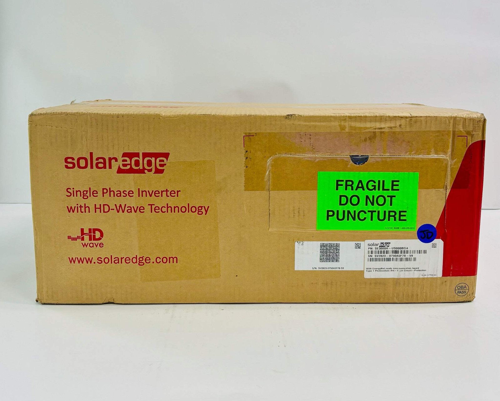 SolarEdge SE3000H-US000BE14 3.0kW HD-Wave Single-Phase Grid-Tie Solar Inverter