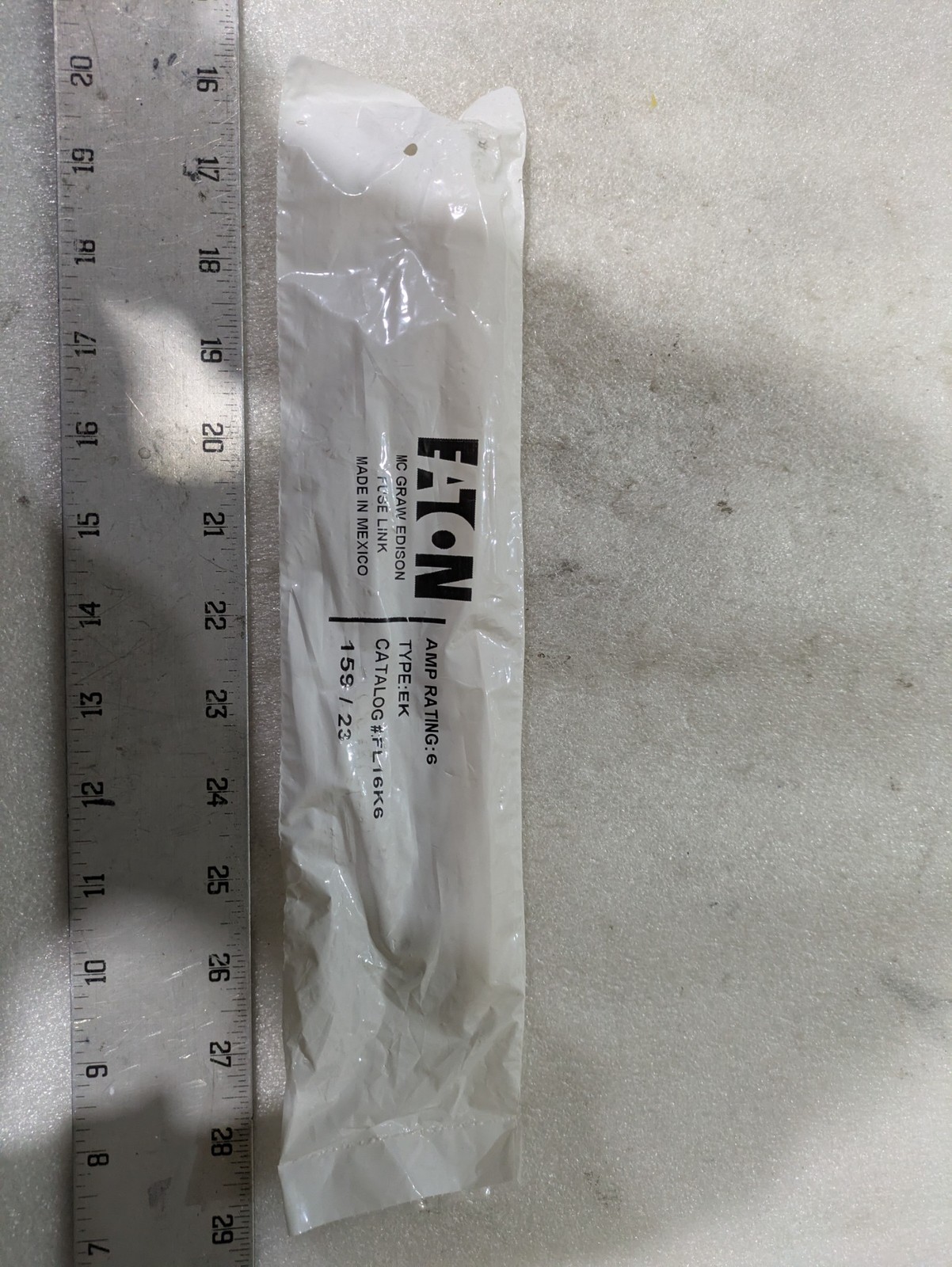 Eaton McGraw Edison FL16K6 Type EK Fuse Link 6 Amp Medium Voltage Distribution