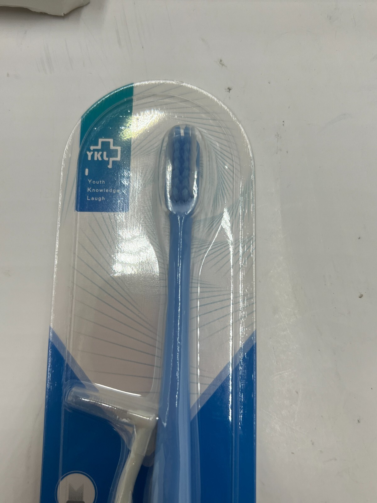 (QTY 12) YKL V-Shaped Bristle Oral Care Orthodontic Toothbrush 0.15MM